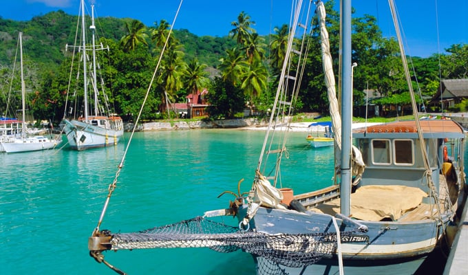 La Digue harbour